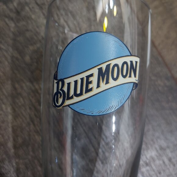 Beer Glass Lot of 3 Coors Jets Stella Blue Moon Barware - Picture 12 of 12